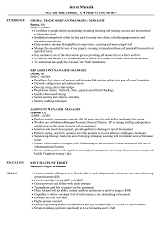 assistant manager / manager resume