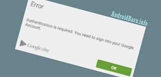 Inilah Maksud Dari Diperlukan Autentikasi Anda Perlu Masuk Ke Akun Google Google Play Aplikasi Sign