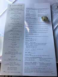 Chart House Dinner Menu Aug 2018 Picture Of Chart House