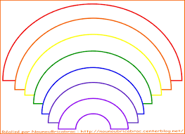 Acolorint El Cel De L Arc De Sant Marti Per Pintar Dibuix D Impressio Coloriage Arc En Ciel Arc En Ciel Dessin Arc En Ciel Couleur