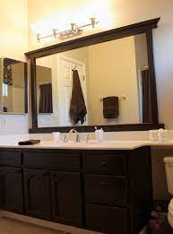 Do the same close to the clips. Framing A Mirror Without Miter Cuts The Kim Six Fix