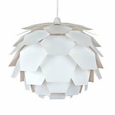 Modern White Funky Retro Style Artichoke Ceiling Pendant Light Lamp Shade Lights Ebay