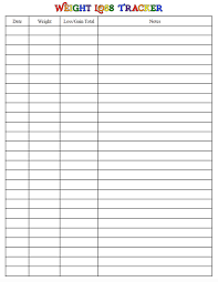 Download printable template pdf and print it at the office or at home to start using today. Weight Loss Tracker Printables Free Multiple Options To Fill Your Needs