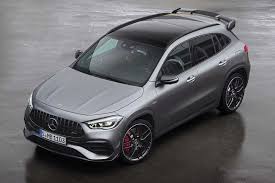 The 2021 Mercedes Amg Gla 45 Carries A Menacing Four Cylinder Engine In 2020 Mercedes Amg Mercedes Gla Amg