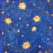 Southern Cross Stars In The Nighty Sky By Nina Bach Paintings For Sale Bluethumb Online Art Gallery Artf Night Sky Painting Original Paintings Cross Art