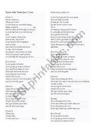 By acfangirl plays quiz updated dec 15, 2014. Taylor Swift Blank Space Esl Worksheet By Roxana2008