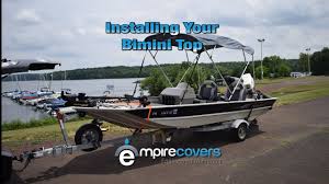 Crestliner pt 18 is a 5.64 meters fishing boat with accommodation for 4 people and the draft of 0.53 meters. How To Install Your Empirecovers Bimini Top Youtube