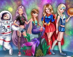 New Princesses Didi Style Game For Girls Princesses Decided To Change Some Things In Their Life Help Them Choose A New Games For Girls Didi Free Online Games