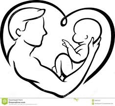 Outline Father Offspring Stock Photos Images Pictures 71 Father And Baby Father Art Drawings