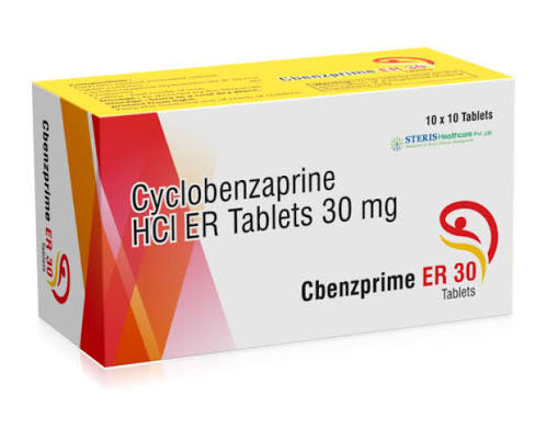 Cyclobenzaprine HCl ER 30 mg Comprehensive Guide for Patients | Steris Healthcare Pvt Ltd - Mumbai