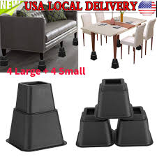Alibaba.com offers 2,686 bed risers products. 3 5 8 Furniture Risers 8 Piece Set Adjustable Bed Table Chair Riser Home 748904368115 Ebay