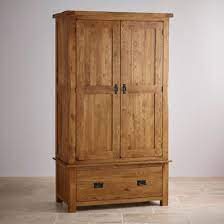 100% solid wood smart wardrobe/armoire/closet by palace imports. China Rustic Vintage Oak Solid Wood Bedroom 2 Doors With Drawer Wardrobe Armoire China Antique Bedroom Furniture
