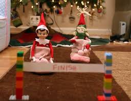 Wanna Race Awesome Elf On The Shelf Ideas Elf Elf On The Shelf