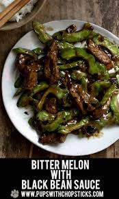 Black Bean Recipe From Scratch Bitter Melon Recipe With Black Bean Sauce Recipe Melon Recipes Bitter Melon Recipes Authentic Chinese Recipes