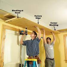 Now that the walls and floor are complete, we've moved to framing up the ceiling soffit box, which we're adding to hide the hvac ductwork that runs the length of two walls. How To Build A Soffit Box With Recessed Lighting Recessed Lighting Installing Recessed Lighting Cove Lighting