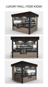 Luxury Mall Food Kiosk Desain Kafe Kedai Kopi Desain Restoran