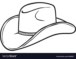 Cowboy Hat Royalty Free Vector Image Vectorstock Hat Vector Scrapbook Images Cowboy Hats