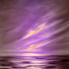 You need to do this to make sure the chemicals are mixed. Purple Sunset Painting By Gina De Gorna