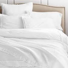 Hearth & hand with magnolia only at. Organic Cotton White Duvet Covers And Pillow Shams Crate And Barrel