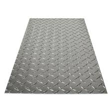 M D Building Products 36 In X 36 In X 0 025 In Diamond Tread Aluminum Sheet In Silver 57307 Aluminum Sheet Metal Metal Siding Aluminium Sheet