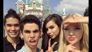 With cameron boyce, dove cameron, sofia carson, thomas doherty. Cameron Boyce Dove Cameron Sofia Carson China Anne Mcclain And Booboo Stewart Surprise Fans Youtube