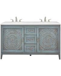 Chic vanities with sinks to help start your day off in style. Special Prices On Home Decorators Collection Chennai 61 In W Engineered Stone Vanity Double Top In Crystal White With Blue Wash Basin
