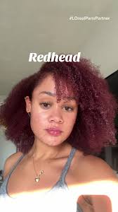 Im officially a red head again after using @loréal paris usa Feria R57  Cherry Crush🤭❤️ thank you mami for always taking care of me and my hair❣️  #LOrealParisPartner #FeriaHairColor ...