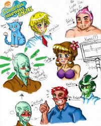 Spongebob Anime By Dyw14 On Deviantart Spongebob Anime Spongebob Spongebob Squarepants Tv Show