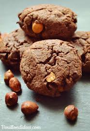 Cookies Double Choco Noisettes Sans Glo Sans Gluten Sans Lait Plv Ou Lactose Sans Oeuf Cookies Moelleux Biscuits Vegetaliens Cookies Et Biscuits