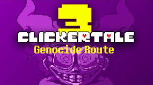 Clickertale 3 Genocide Route Completed | Undertale FanGame | Thanos Sans -  YouTube