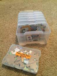 The main board is made from an old large dry erase board and a foam sheet to create extra working mats. Compact Storage For Jigsaw Puzzles The Organized Mom