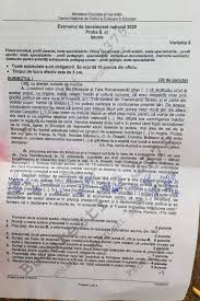 Modele de subiecte pentru proba de istorie pot fi descărcate de aici, împreună cu baremele aferente. Subiecte Bac Istorie 2020 Ce Au Avut De Rezolvat Elevii Libertatea