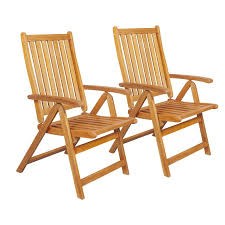Leigh country classic turquoise wood adirondack chairs Northlight Set Of 2 Acacia Wood Folding Outdoor Patio Chairs Wayfair
