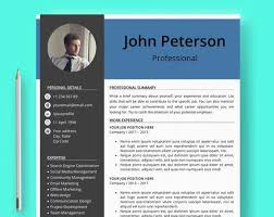 Dedicated personal trainer with more than 10 years of experience in the field. Modern Resume Template Word Pages Cv Template Instant Etsy Cv Template Resume Template Word Resume Cv