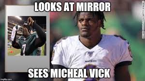 Proudly definition, with a feeling of pleasure or satisfaction over something regarded as highly honorable or creditable to oneself; Lamar Jackson Memes Gifs Imgflip