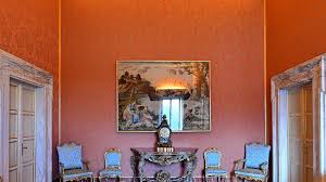 Changed the golden throne by a wooden chair. The Vatican Opens Up Pope Francis S Summer Home To Public Conde Nast Traveler