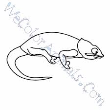 Print all of our coloring pages for free. Chameleon Coloring Pages