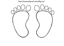 Pieds De Bebe Coloriage Dessin Pied Pied Bebe