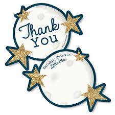 If you want a star card, don't wait until the last minute! Star Thank You Cards Target