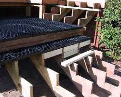 We're going to show our process for utilizing the existing step as a base and building a new step around it. Wood Paver Stone Stairs How To Build