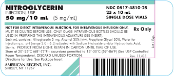 Nitroglycerin Injection Usp