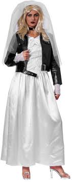 Bride of chucky, tiffany costume, white, with jacket, dress & choker. Adult Bride Of Chucky Costume Chucky Costumes Brandsonsale Com