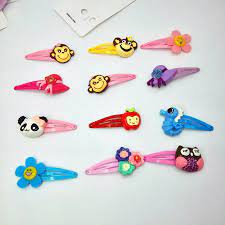 Student Girls Hair Accessories Kids Hairpins Cartoon Hair Snap Clips Elastic Hair Rubber Bands Children Barrette Hair Ring T7 Hair Rubber Bands Mermaid Hair Accessories Hair Rings