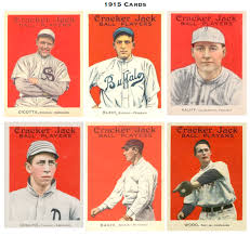 Modern and vintage cards alike are treated equally when being evaluated or graded. 1914 15 Cracker Jack Baseball Cards Society For American Baseball Research