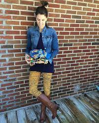 After 9 Months At This I Still Get Lularoemeghutchinson Outfits With Leggings Mustard Leggings Lula Roe Outfits