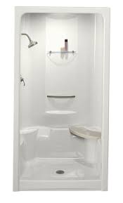 60 x 35 bath and shower stall with left hand drain, requires grab bar. Pin On Bathroom