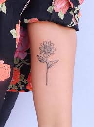 Sunflower Upper Inner Arm Tattoo Inner Arm Tattoo Inner Arm Tattoos Sunflower Tattoo Design