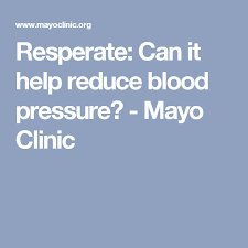 Resperate Can It Help Reduce Blood Pressure Mayo Clinic