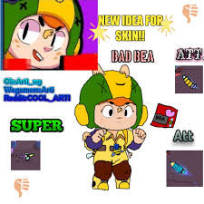 Submitted 5 months ago by official brawlstars!brawlstars. New Idea For Skin Bad Bea Brawlstars