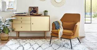 Wahson fauteuil de salon en velours doux avec pieds en métal doré,chaise de loisirs pour salon/chambre (rose). 10 Fauteuils Pas Chers Pour Une Assise En Plus Au Salon Marie Claire